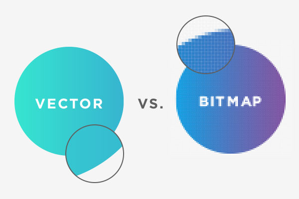 نمونه تصویر Bitmap و VECTOR